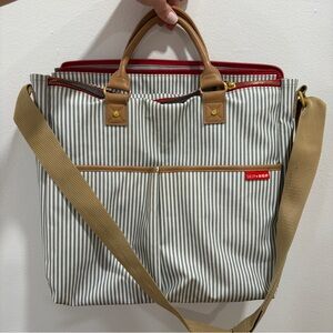 French Stripe Skip Hop Duo Diaper Bag